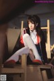 Coser @ 桜 桃 喵 Vol.086: 桜 桃 未熟 3 废弃 教室 (38 photos)